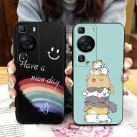 Waterproof Fashion Design Phone Case For Huawei P60/P60 Pro Shockproof protective Original TPU Frosted Back Cover Cute