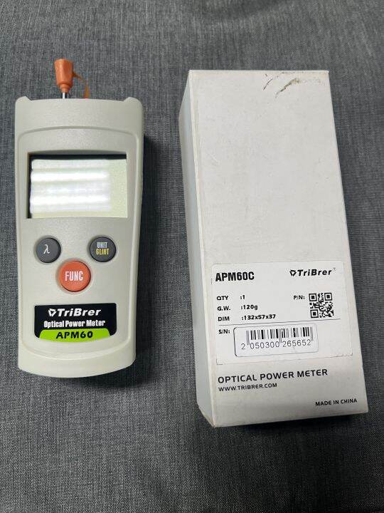 FIBER OPTICS Tribrer APM60C Optical Power Meter Lazada PH