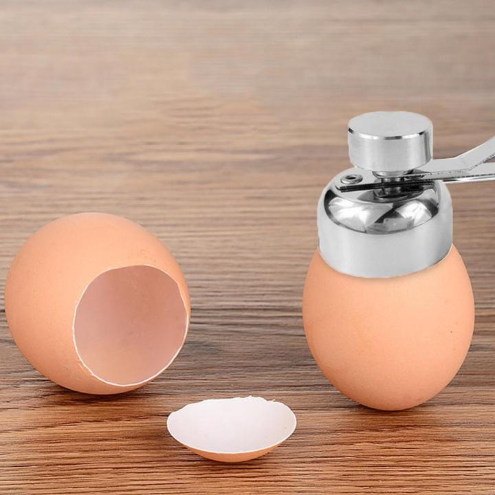 เครื่องแยกไข่ขาว304สแตนเลสน้ำหนักเบาที่ตัดเปลือกไข่ข้าวเหนียวอเนกประสงค์สะดวกสำหรับของใช้ในครัวเรือน