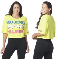 Mujeres Empower Mujeres Top (เสื้อออกกำลังกายซุมบ้า)