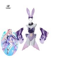 ROLECOS Genshin Impact Kokomi Cosplay Costume Doujin Sexy Bunny Girl Suit Jumpsuit Sangonomiya Kokomi Christmas Bunny Costume