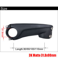 New Model NO logo Bicycle Carbon Stem RoadMountain Bike Stems T Design 3K MatteGlossy 31.8*8090100110MM Stem Ultra light