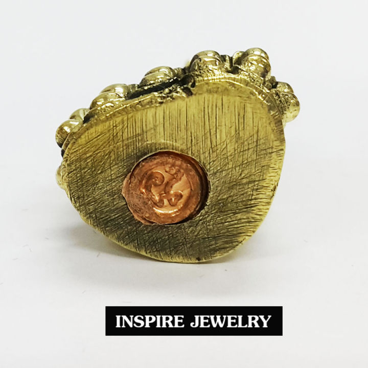 inspire-jewelry-พระกริ่งชัยวัฒน์-เป็นมงคอย่างยิ่ง-รูปหล่อจากทองเหลืองลอยองค์-สูง-3cm