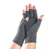 Spring Outdoor Retro Half Finger Pressure Gloves Riding Care Rehabilitation Cycling Sports Fitness Women and Men Cotton Gloves