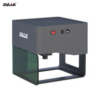 DAJA DJ6เลเซอร์แกะสลัก DIY เครื่องหมายแบบพกพาเครื่องแกะสลักสำหรับ DIY ฝีมือโลโก้เครื่องหมายเครื่องพิมพ์80x80มิลลิเมตรแกะสลักพื้นที่สนับสนุนไร้สายเชื่อมต่อมือถือไม้เซรามิกกระดาษคราฟท์หนังพลาสติก Bamboos ทาสีโลหะ