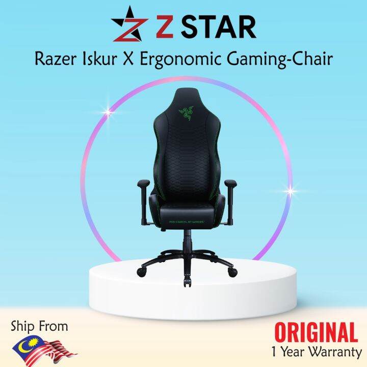 Razer Iskur X Ergonomic GamingChair [Ergonomically Designed for