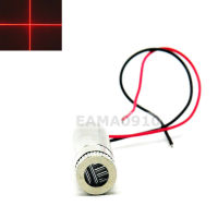 INDUSTRIAL Focusable 650nm 100mW Red Cross Diode Module 12x45mm wDriver