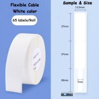 【Chat-support】 Niimbot D11 D61 Self Adhesive Cable กันน้ำการระบุเส้นใยลวด Tags ป้าย Organizer เครือข่าย Marker Marker