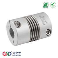 Bellows coupling clamp series D20 L32 coupling shaft 5mm zero backlash Bservo motor spring quick-bellow aluminum alloy couples