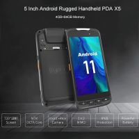 RUNGLINE เครื่องสแกนข้อมูลแบบมือถือ PDA 4GB + 64GB ที่ขรุขระ4G GPS NFC Android 11การสำรวจ