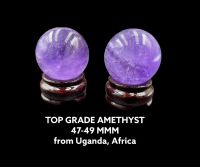 Amethyst *AAA specimen  big sized ball 47-49 MM.