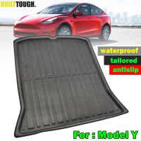 ปรับแต่งสำหรับ Tesla รุ่น Y 2020 2021ด้านหลัง Boot Cargo Liner Trunk ชั้น Mat ถาดกระเป๋าเดินทาง Protector ถาด