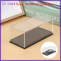 QUANSEN 1:64 Car Model Display Box กล่องโปร่งใสกรณีป้องกันอะคริลิคฝุ่น Hard COVER Storage Holder