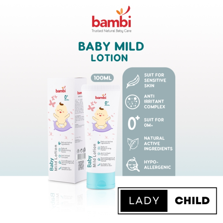 LADY&CHILD BAMBI Baby Mild Lotion Kid Children Losyen Badan Bayi Kanak ...