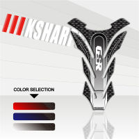 Motorcycle 3D fuel tank pad sticker protective decorative decal FOR SURUKI GSR 750 600 450 Fishbone Protective Decals