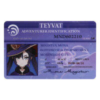 Genshin Impact Anime Identification ID Card PVC Photocard Figure Cosplay Collection Card