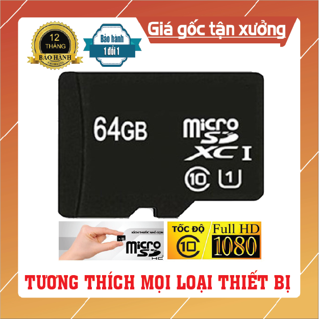 Thẻ nhớ Micro SD: \