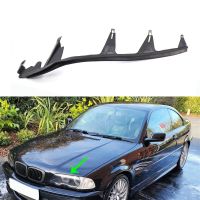 Front Upper Headlight Lens Shell Cover Strip Trims Headlight Sealing Gasket 63128384489 63128384490 For BMW E46 2 Door M3 330Ci