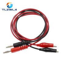 1PCS Multi-meter Test Leads Cable Line Wire 100cm 4mm Banana Plug to Alligator Clip Electrical Connector Electrical Circuitry Parts