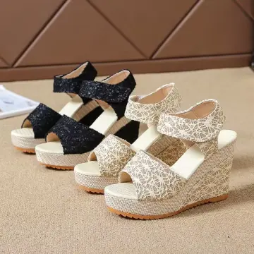 Fishs Mouth Peep Toe Wedge Heels Designer Womens Platform Shoes With 6 8cm  High Heel For Summer Plus Size 35 43 From Wyl7, $15.58 | DHgate.Com