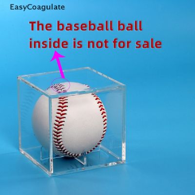 Eas Quality Acrylic Baseball Box Display Golf Tennis Ball Transparent Case Ate