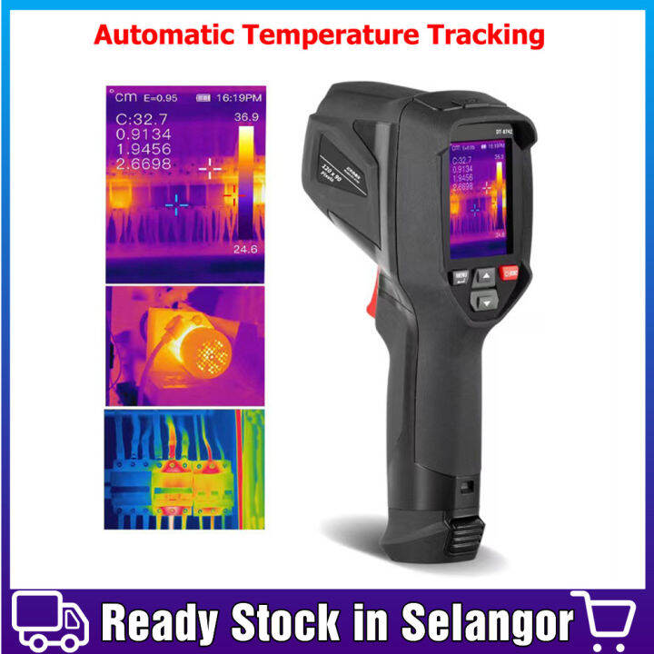 2.4inch LCD Rechargeable Infrared Thermal Imager Camera 4℉752℉ Temperature Auto Tracking