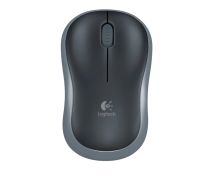 WIRELESS MOUSE LOGITECH (M185) BLACK/GREY