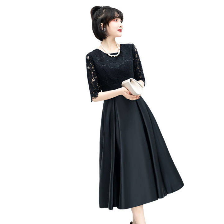 european-and-american-style-evening-dress-2022-new-black-long-dress-temperament-slim-can-usually-wear-evening-dress