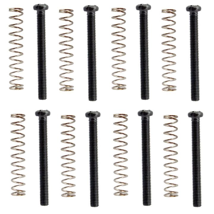 8-pair-metal-humbucker-double-coil-pickup-ring-cover-mounting-screws-springs-for-electric-guitar-pickup-frame-guitar-bass-accessories