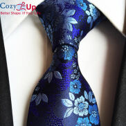 Cozy Up Nam Sang Trọng Cà Vạt Chính Thức Jacquard Polyester Sợi Phù Hợp