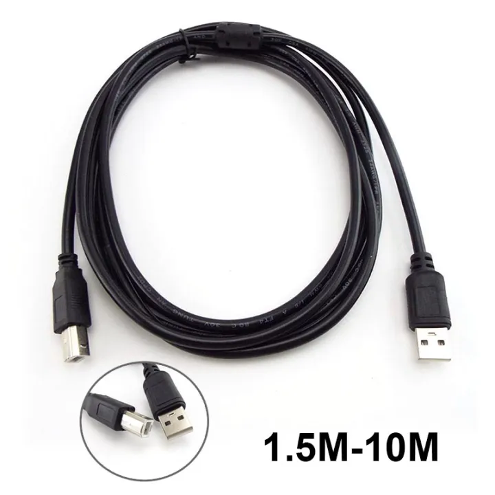 5M USB 2.0 Print Cable Type A to B Male to Male Printer Extension Wire For Printer Extend Line