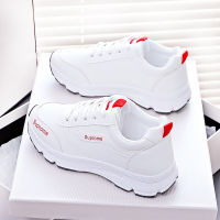 Ins Korean Style Casual Shoes Womens Trendy 2023 Spring And Autumn New Student Running Sneakers Running White Shoes H008