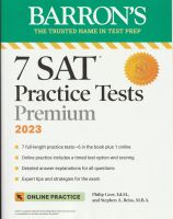 BARRONS 7 SAT PRACTICE TESTS PREMIUM 2023  BY DKTODAY