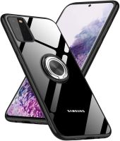 Samsung Galaxy S20 PLUS Case ล้างแหวนบางพิเศษที่มีในตัว 360 หมุนแหวนขาพอดีแม่เหล็กติดตั้งกับรถยนต์และลดลงหลักฐานผลกระทบต่อต้านกรณี TPU