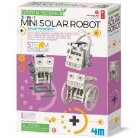 4M Eco Engineering - 3 In 1 Mini Solar Robot ชุดประดิษฐ์ หุ่นยนต์พลังงานแสงอาทิตย์ 3 In 1 ปรับเล่นได้ 3 รูปแบบ