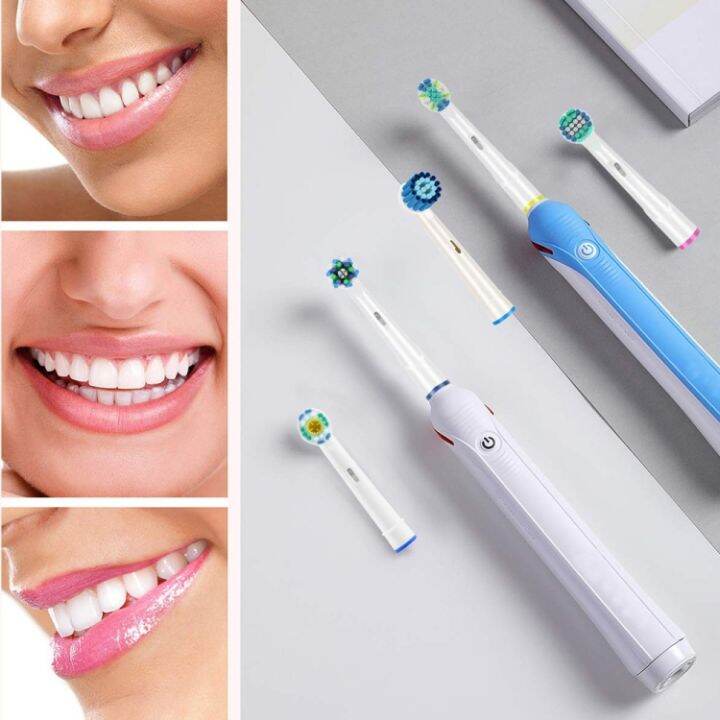 2ชิ้นสำหรับหัวอะไหล่แปรงสีฟันไฟฟ้า-oral-b-ครบวงจร