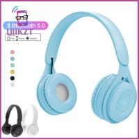 พร้อมไมโครโฟนเกมเมอร์จากร้าน UIIKZT สำหรับแท็บเล็ตมือถือ Headphone Stereo หูฟังบลูทูธชุดหูฟังไร้สายสำหรับเล่นเกมส์