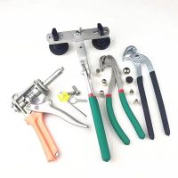 {7ho car tools} ชุดเครื่องมือเจาะรูแบบไม่มีสีเครื่องมือซ่อมแซมขอบกันชนรถเครื่องมือตัดแต่งอัตโนมัติคลิปหนีบคาลิปเปอร์แบบรูแบน