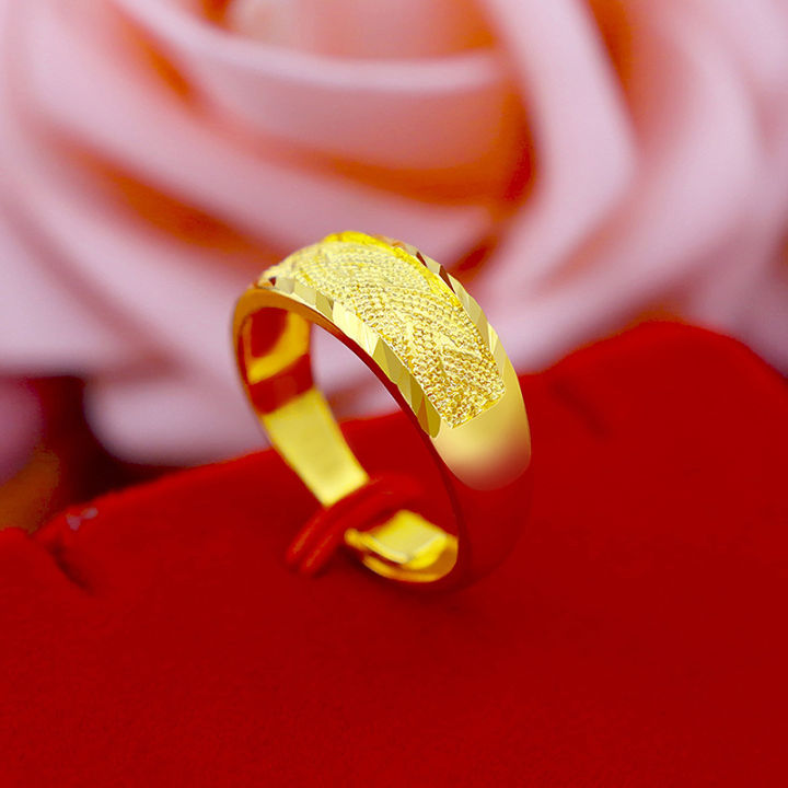 แหวนทอง-แหวน-บิดพิมพ์ลาย-แหวนทองยอดนิยม-แหวนผู้ชาย-แหวนทองบิดเกลียว-free-size