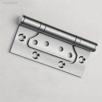 ✒♠ 2pc Non-Mortise Door Hinge 5 Thickened 304 Stainless Steel Brushed Hinge Easy To Install Higne For Doors