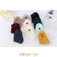 Fashionable Socks Mid-Cut Bear Stockings Cute Korean Womens