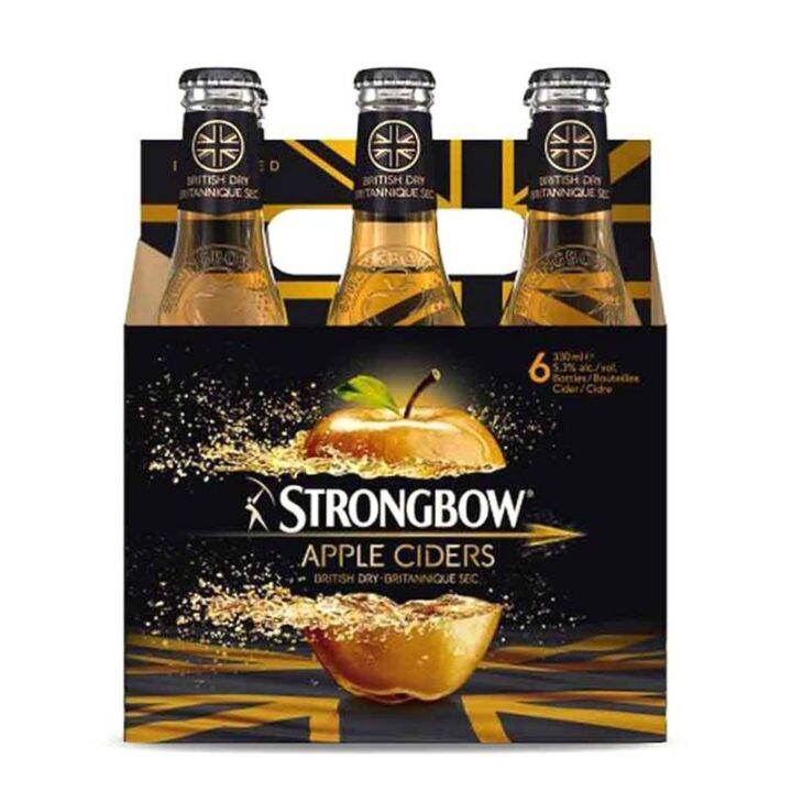 STRONGBOW Apple Cider British Dry Beer Bottle 6 x 330ml Lazada PH