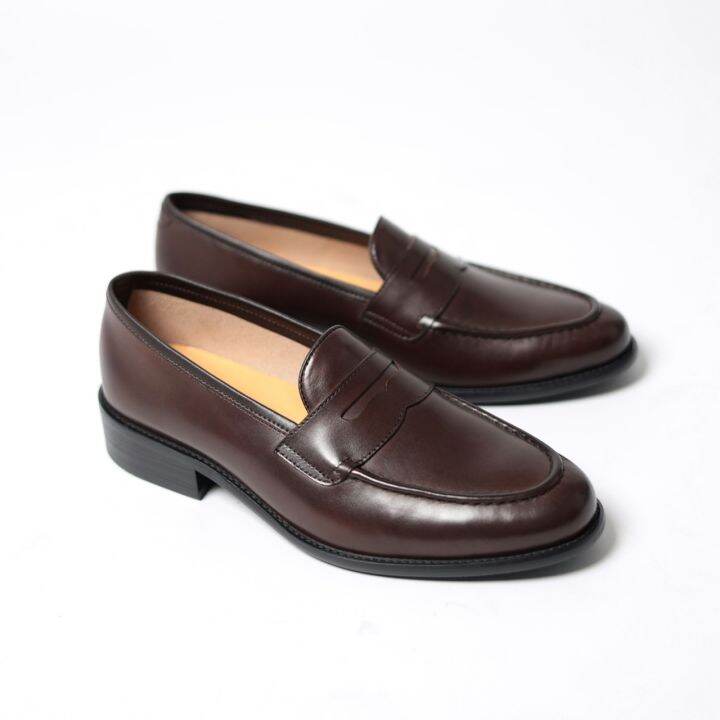 mars-peoples-unlined-penny-no-3-loafers-สี-dark-brown