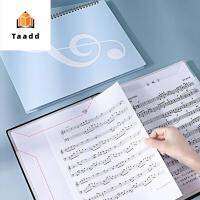 TAADD 5สี40หน้าที่จัดระเบียบแฟ้มเอกสารเครื่องเขียนนักเรียนนักดนตรีดนตรีโฟลเดอร์โน้ตเพลงโฟลเดอร์เปียโนแผ่นกระดาษออแกไนเซอร์จัดเก็บที่จัดเก็บเอกสารออแกไนเซอร์จัดเก็บ