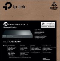 TP-LINK TL-SX3016F JetStream 16-Port 10GE SFP+ L2+ Managed Switch