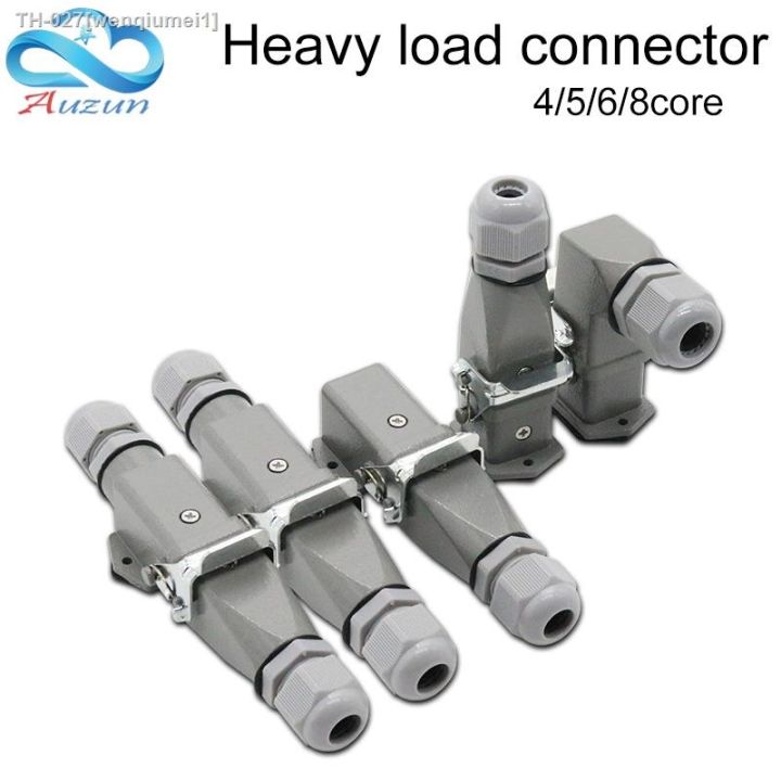 hdc-ha-rectangular-heavy-duty-connector-10a-16a-4-5-6-8-pin-core-aviation-waterproof-industrial-plug-socket