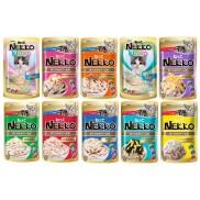 Combo 10 gói pate NEKKO cho mèo con và mèo lớn, thức ăn cho mèo