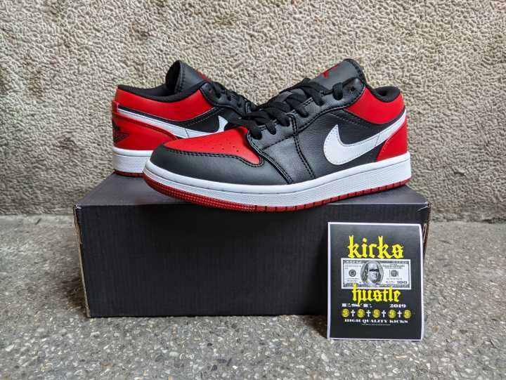 Kicks Hustle J1 low alternate Bred Toe Lazada PH
