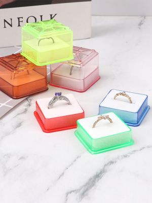 Clear film jewelry box Antioxidant storage box Necklace ring earrings bracelet