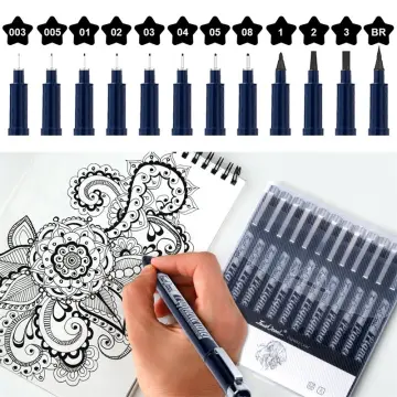 Flipkart.com | Definite 0.4mm Porous-Point Fineliner Pen for Mandala Art  Doodling Sketching - Fineliner Marker